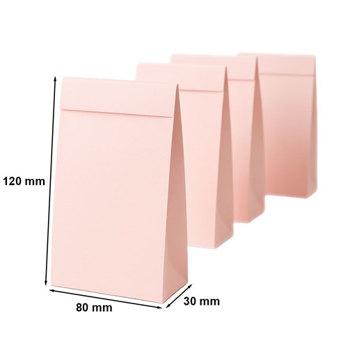 Koperta kartonowa  80x120x30mm Różowa 220g 10szt