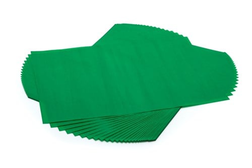 Bibuła Gładka 38x50cm Zielona Ciemna - 100 arkuszy