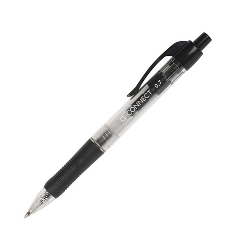 Długopis Automatyczny Q-Connect 0,7mm Czarny 10szt