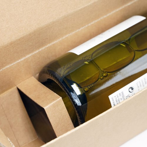 Karton na butelkę z regulacją 385x96x102mm na wino