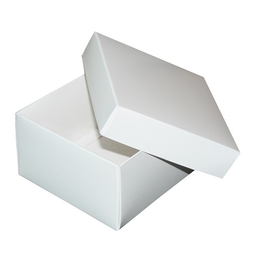 Białe pudełko laminowane