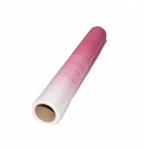 Wysokiej jakości flizelina w kolorze biało-różowym do owijania i pakowania artykułów prezentowych