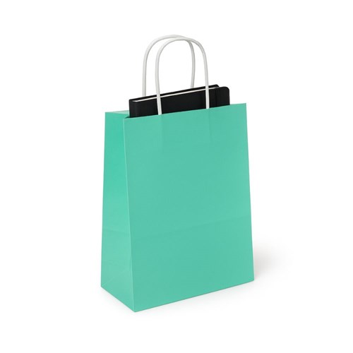 Torba Papierowa Pastelowa Zieleń