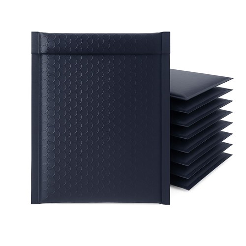 Koperta Bąbelkowa Metaliczna 220x265 mm Granatowa – Pakiet 100 sztuk