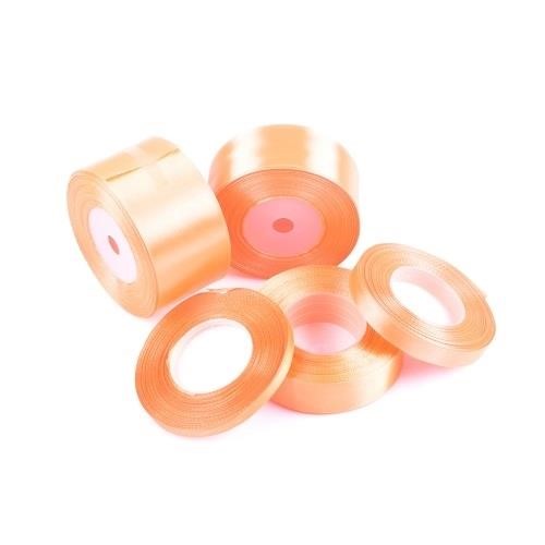 Wstążka satynowa 6mm pomarańczowa 32m WS8027