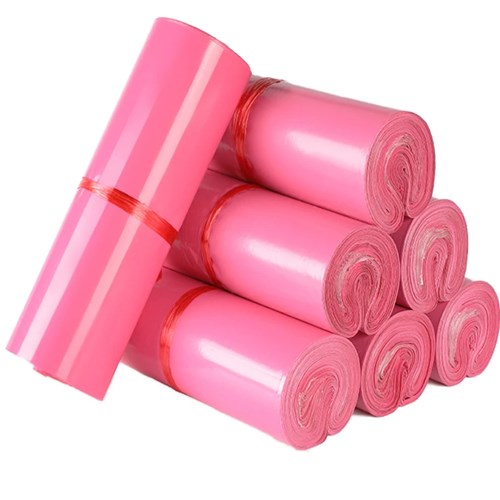 Foliopaki Kurierskie Koperty Foliowe Ekologiczne 190x250 50szt Różowe