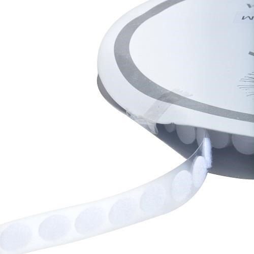 Kółko Rzepowe 16mm Białe 1250szt Haczyk + Pętelka