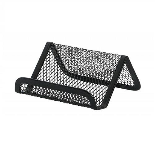 Stojak na wizytówki Q-Connect metal siatka czarny