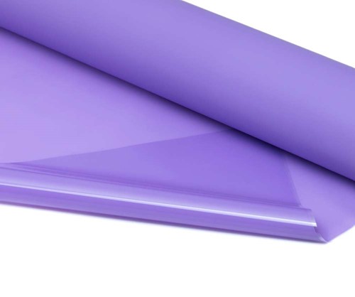 fioletowa matowa folia celofan