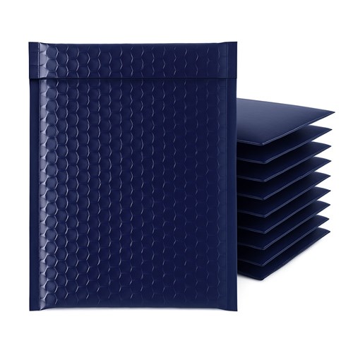 Koperta Bąbelkowa Metaliczna 165x165 mm Granatowa – Opakowanie 100 szt