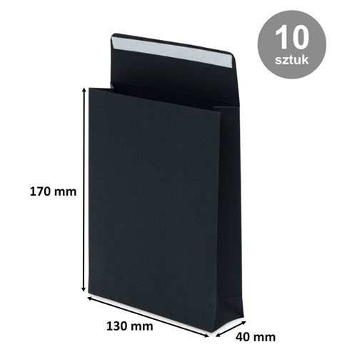 Koperta kartonowa czarna