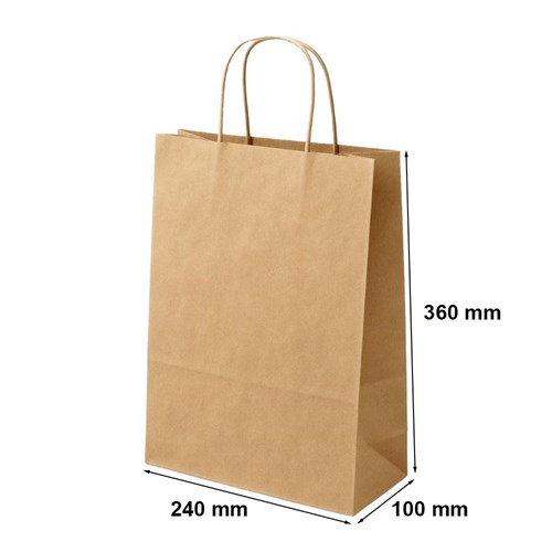 Torby Papierowe Ekologiczne Brązowe