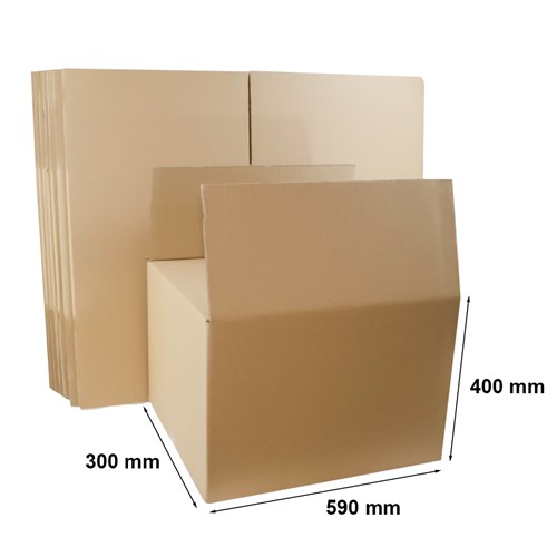 Kartony Klapowe 590x300x400mm BC580, 100 sztuk