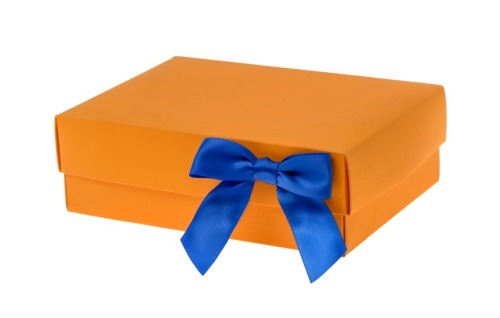 Kokarda satynowa 25mm - Szafirowa - 10szt