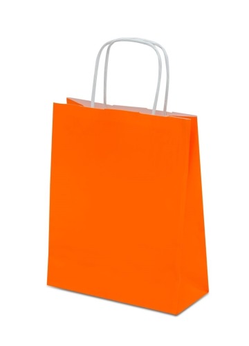 Torebka Lakierowana Pomarańczowa