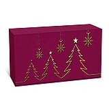 Pudełko Premium świąteczne BORDEAUX 360x260x93mm