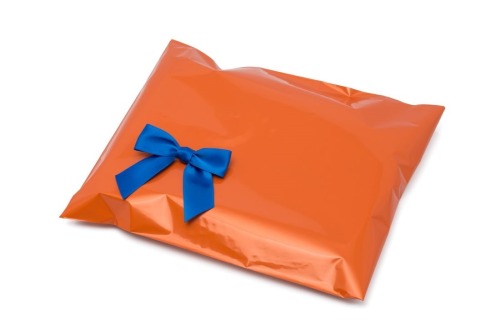 Woreczek z folii pp pomarańczowy