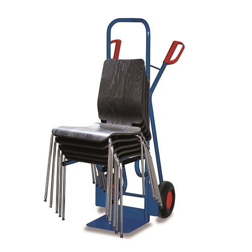 Wózek do transportu krzeseł