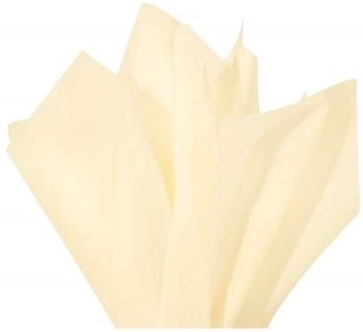 Bibuła gładka ecru w arkuszach