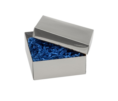Pudełko Laminowane 120x120x70mm Srebrne