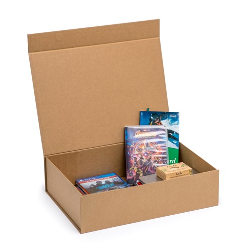 Pudełko Magnetyczne Kraft 440x320x120mm (zew) A3, Na prezent