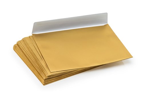 Koperty ozdobne C5 HK Matowe złote 120gsm 50szt. Matt Gold