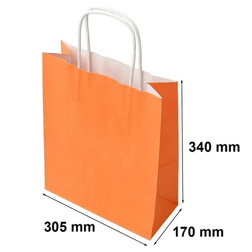 Torba Na Prezent Pomarańczowa