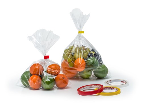 Taśma do zaklejania woreczków NEOTAPE 9mm/60m ŻÓŁTA