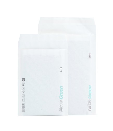 Koperty Bąbelkowe z papieru Airpro Green D14 / A5