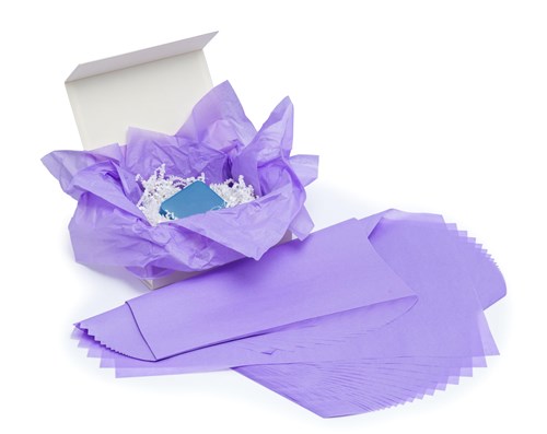 Bibuła gładka 20g 50x70cm Fioletowa Klasyczna – ozdobna – 100 arkuszy