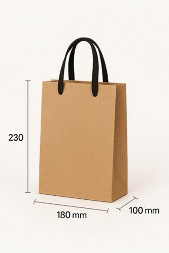 Torba papierowa Lux Kraft EKO 180×100×230 mm – eleganckie opakowanie