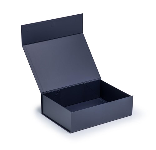 Pudełko Magnetyczne Grafitowe 350x250x100mm Karton Ozdobny Prezentowy
