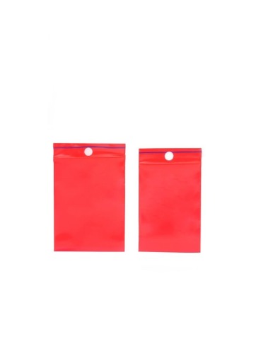 Torebka strunowa 40x60mm/0,050mm CZERWONA 100szt