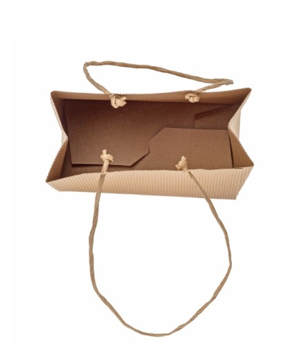 torba prezentowa z karbowanej tektury