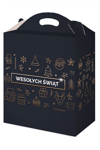 świąteczne opakowanie prezentowe