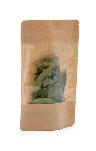 Doypack LIGHT KRAFT 1000ml Duże Okno - 25 sztuk