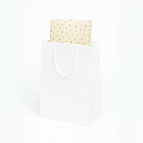 Elegancka Torba Papierowa Biała