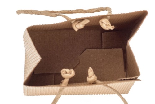 Torba z Tektury Karbowanej Sznurek