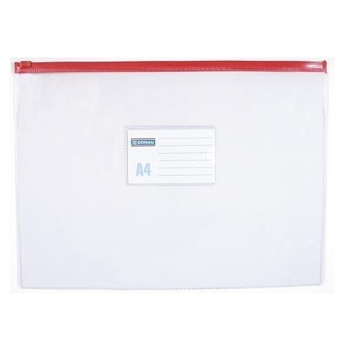 Koszulka z suwakiem PVC A4 transp.