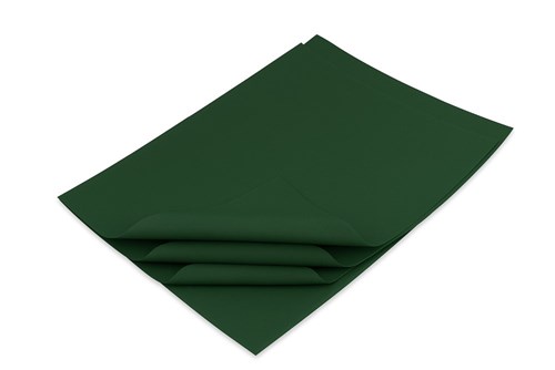 Bibuła gładka 20g 38x50cm Zielona Ciemna-do pakowania ubrań–50 arkuszy