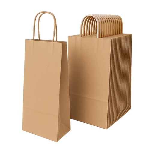 Pakiet - Torba na butelki 160x80x390 / BRĄZOWA 10 szt
