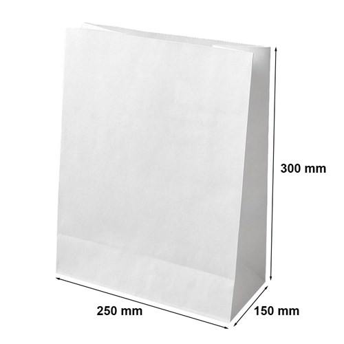 Torebka Papierowa Ekologiczna Biała