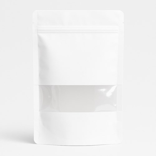 Doypack Biały Mat 750 ml z okienkiem – Estetyczne Opakowanie 50 sztuk