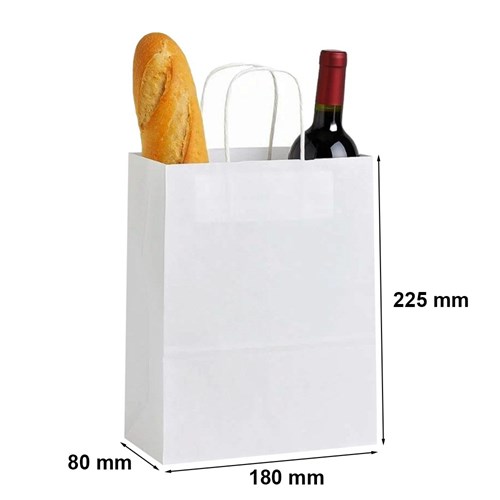 Torba Papierowa Biała
