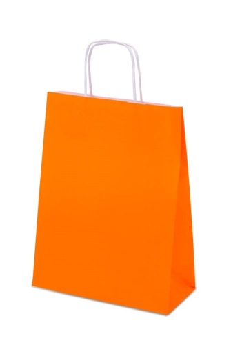 Torebka Lakierowana Pomarańczowa