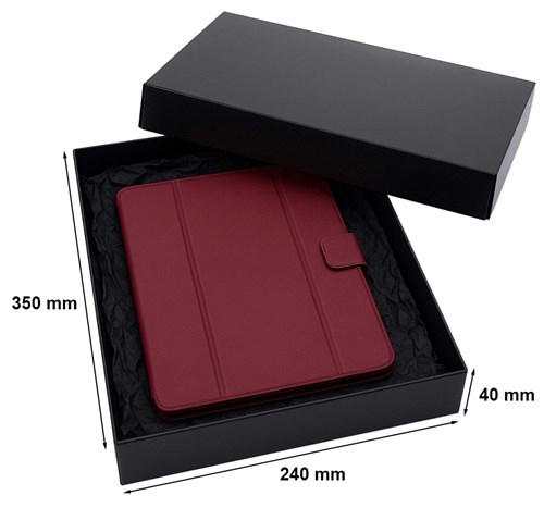 Czarne pudełko laminowane 350x240x40mm