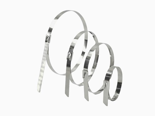 Opaski zaciskowe stalowe 360/7,9mm 100 sztuk