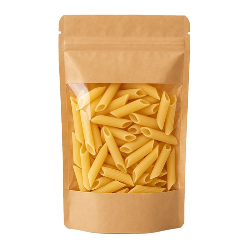 Doypack LIGHT KRAFT 750ml Duże Okno - 25 szt.