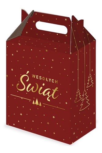 świąteczne opakowanie kartonowe