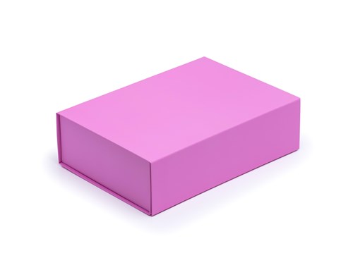 Pudełko Magnetyczne 350x250x100mm różowe ciemne na prezent